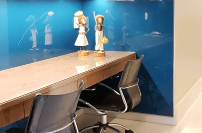 Parede de vidro